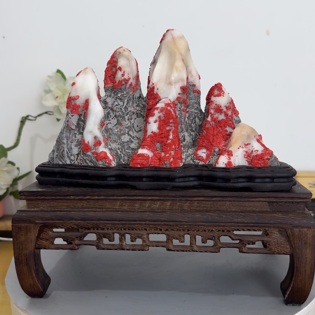 灵璧奇石白灵玉石