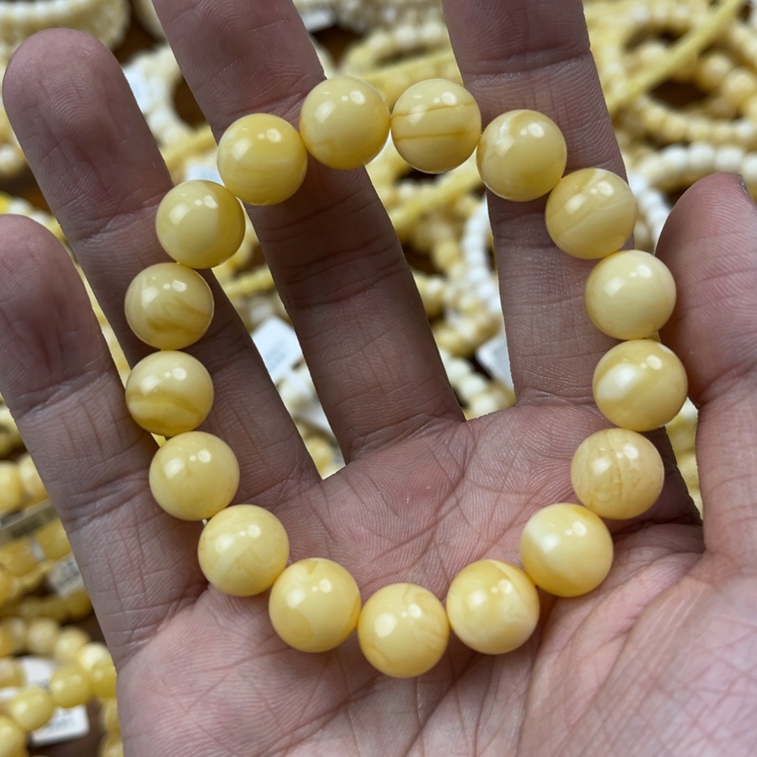 蜜蜡手串未镶嵌蜜蜡手串11.5mm