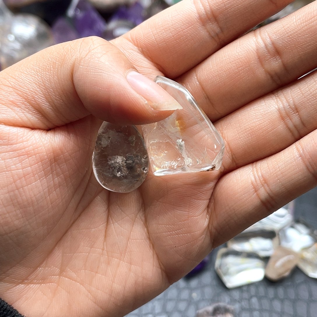 鲸***孖珠宝半成品未镶嵌水晶77