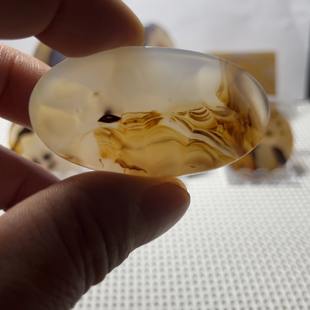 玛瑙/玉髓未镶嵌吊坠(不含链)