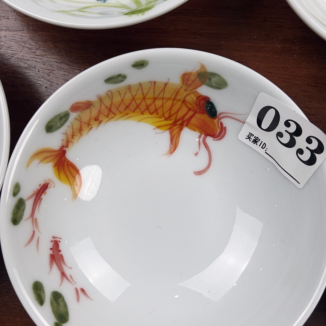 瓷片景德镇陶瓷手工手绘制作