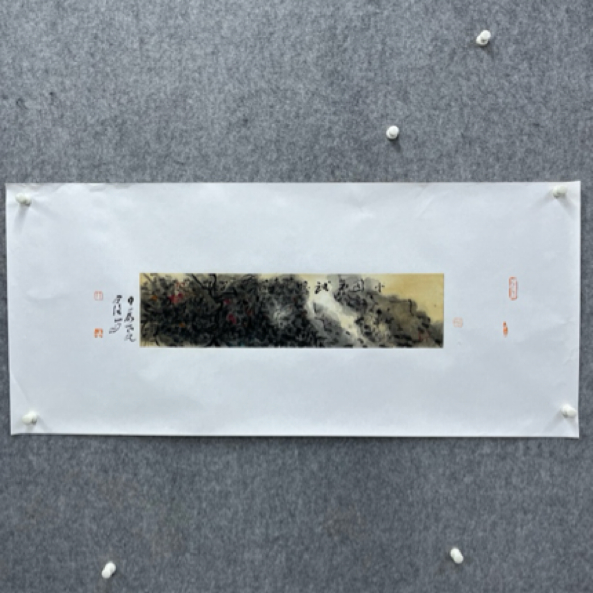 徐忠平～国画写意大荒草系列一平尺现货