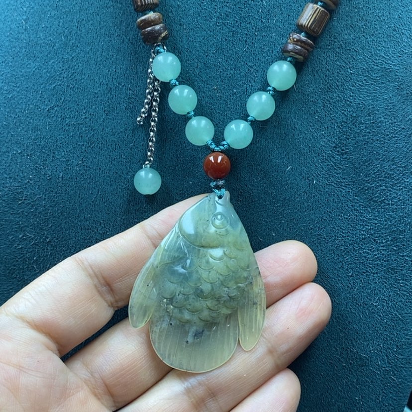 【闪购商品】蛇纹石玉吊坠未镶嵌