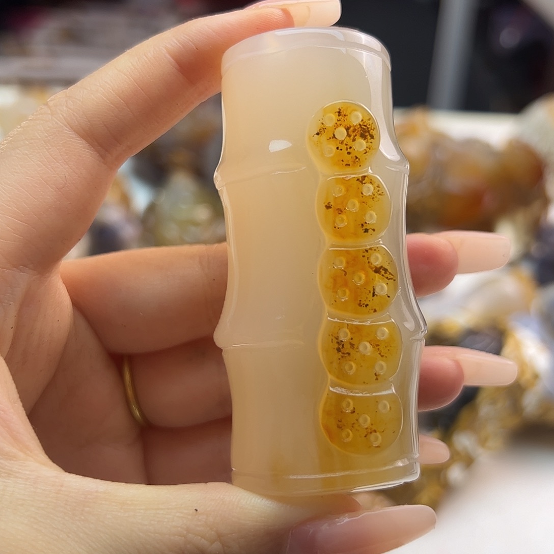 玛瑙/玉髓合金颈饰