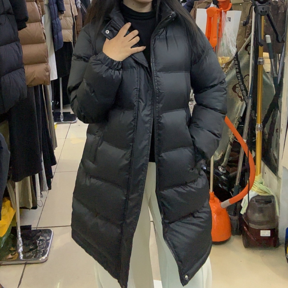 【丹丹】男女同款中长款韩版时尚休闲外套