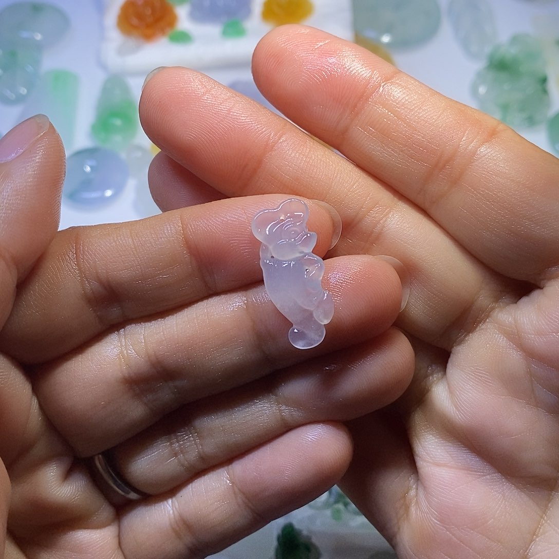 定制翡翠未镶嵌米奇