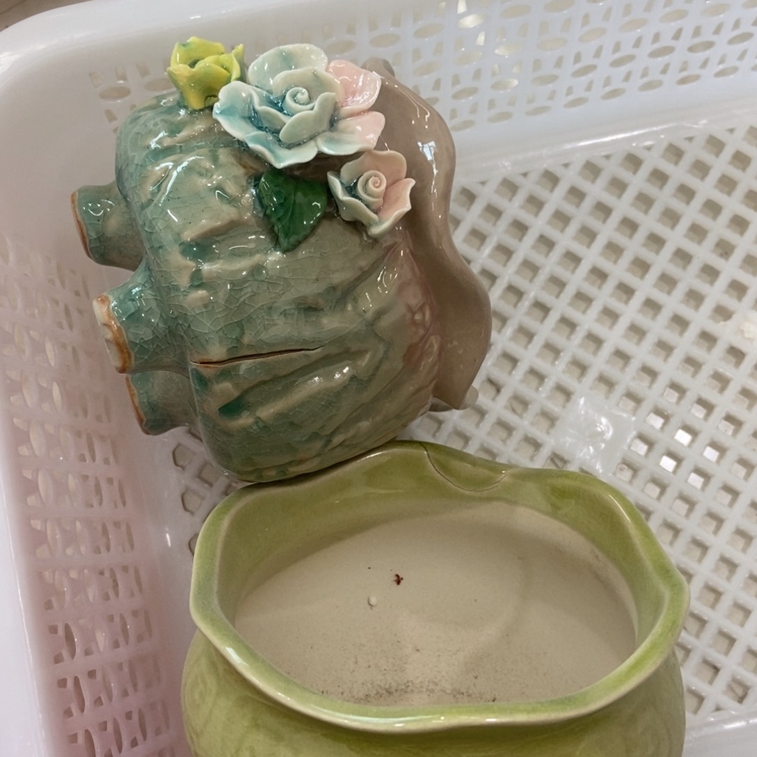 红陶高温陶瓷花盆