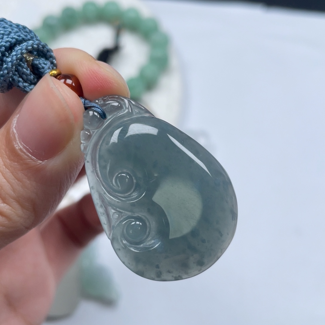 翡翠未镶嵌颈饰天然A货缅甸翡翠