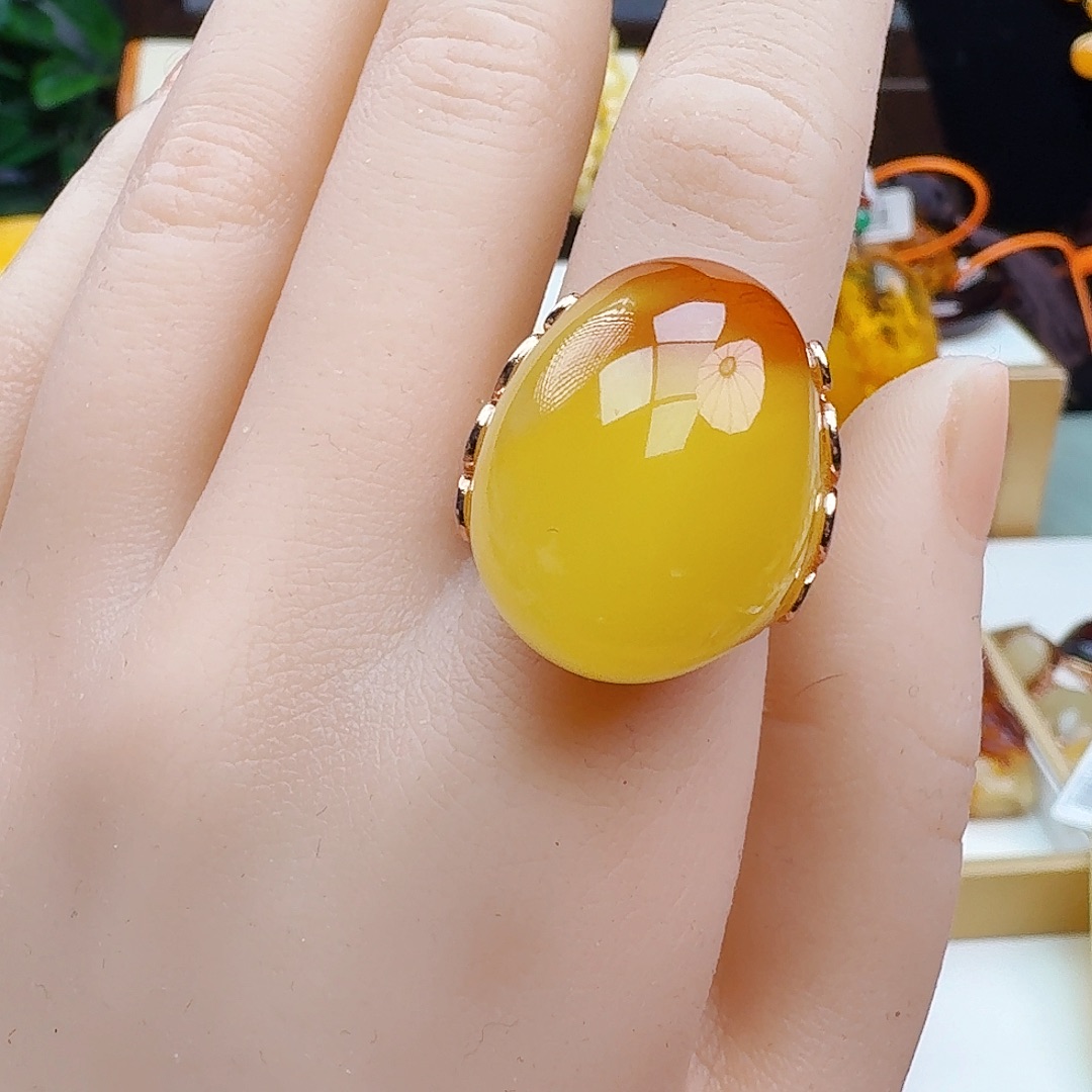 蜜蜡银S925镶嵌颈饰天然保真假一赔十