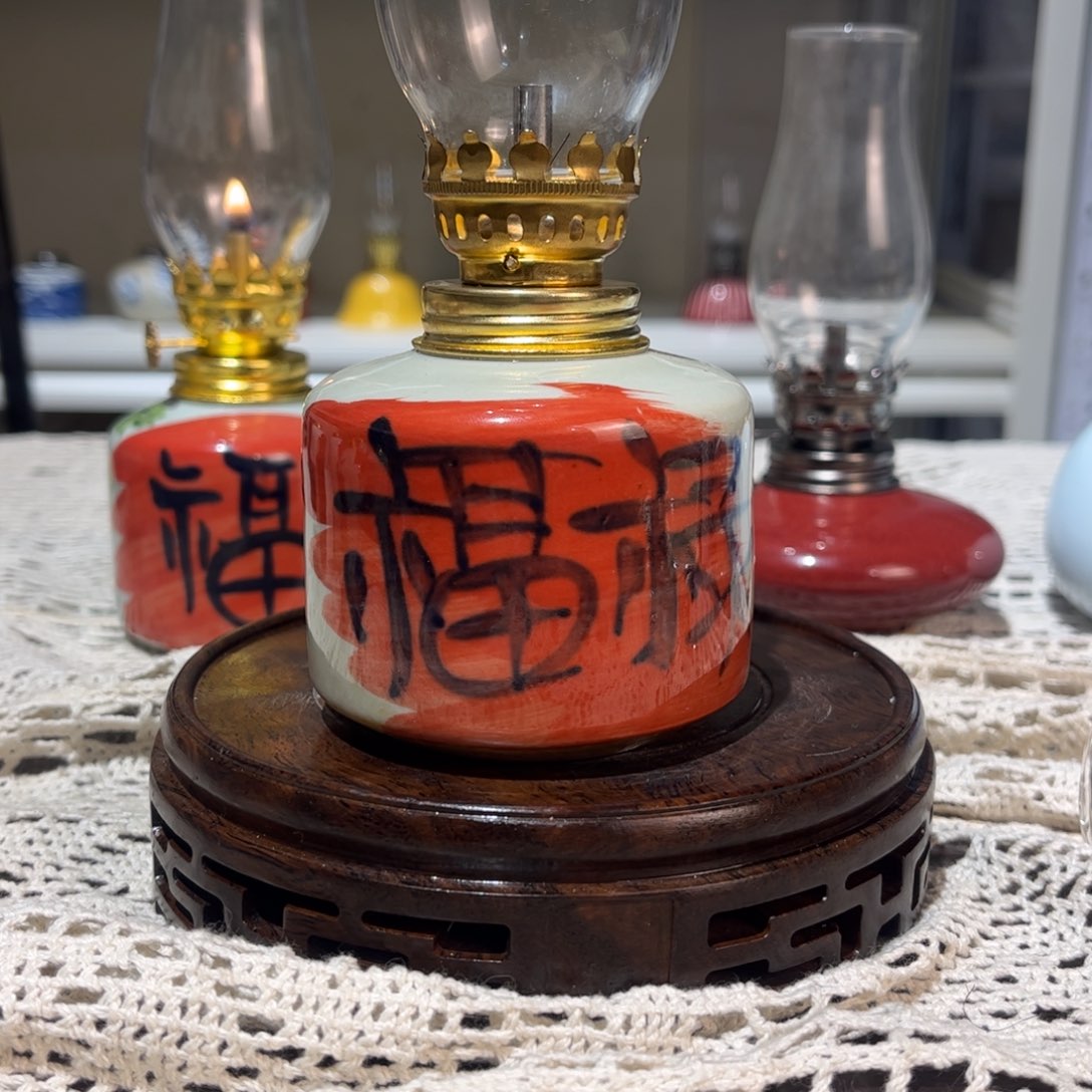 摆件景德镇陶瓷香薰灯