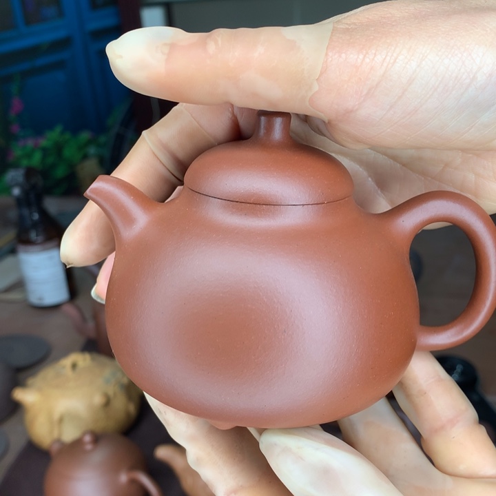 紫砂茶壶紫泥，儒鼎，200c c