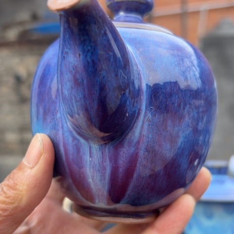 二***爷陶摆件犊泉钧窑作品欣赏