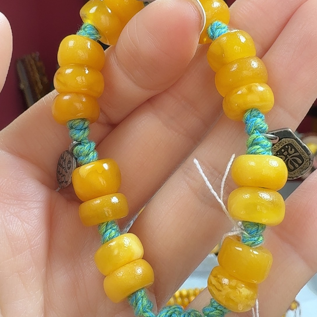 蜜蜡未镶嵌手链手串