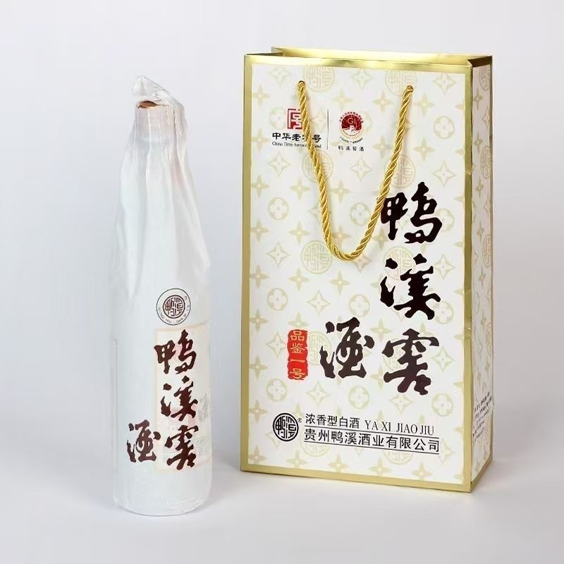鸭溪鸭溪贵州鸭溪窖品鉴一号54度500ml浓香型白酒54度500ml