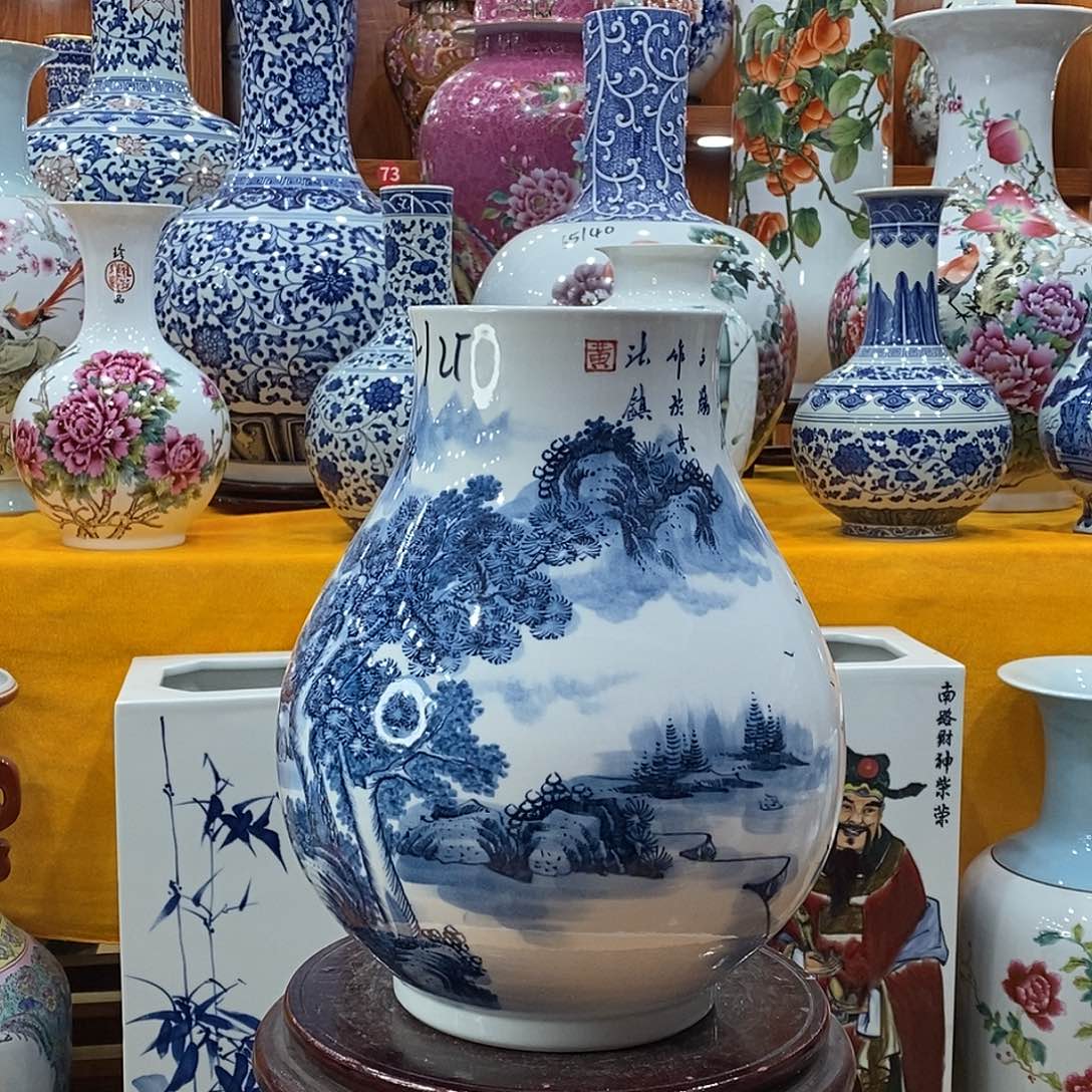摆件锋**限景德镇陶瓷福筒