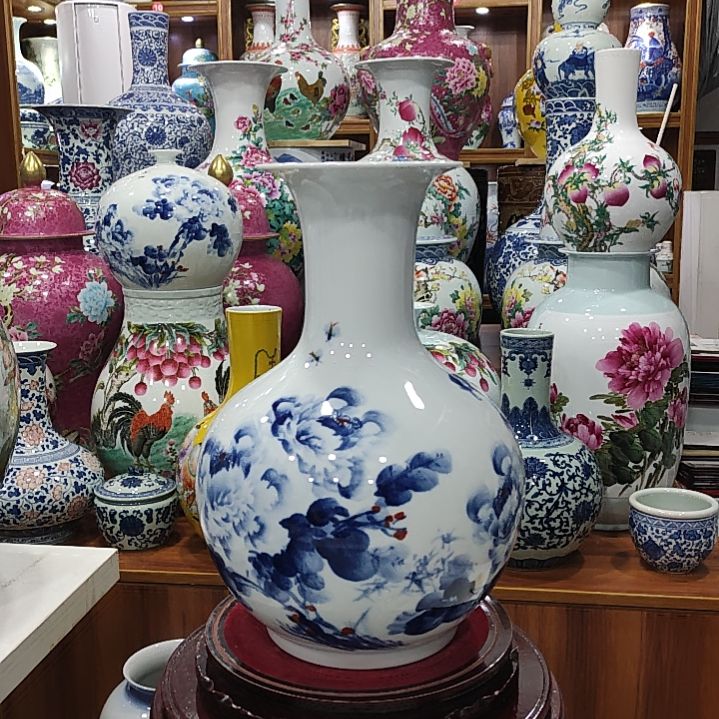 瓷片景德镇陶瓷花瓶子