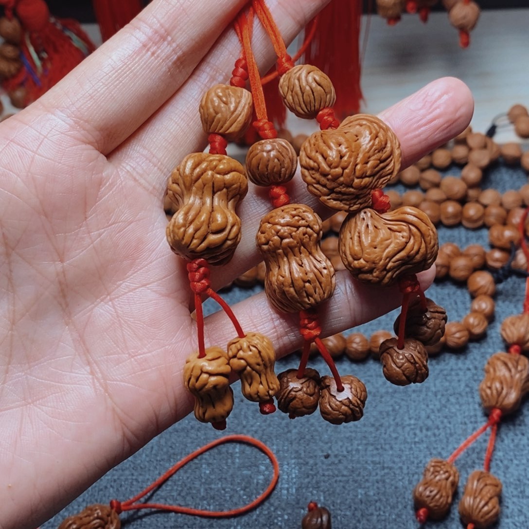 桃核吊坠桃枭挂件1