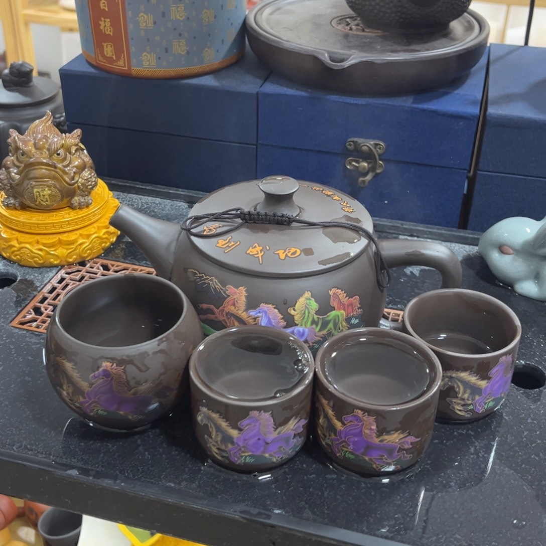 紫砂茶杯紫砂壶一壶4杯