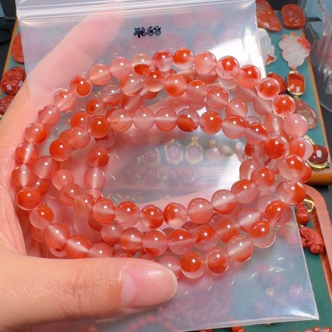 南红玛瑙南红8未镶嵌孑*