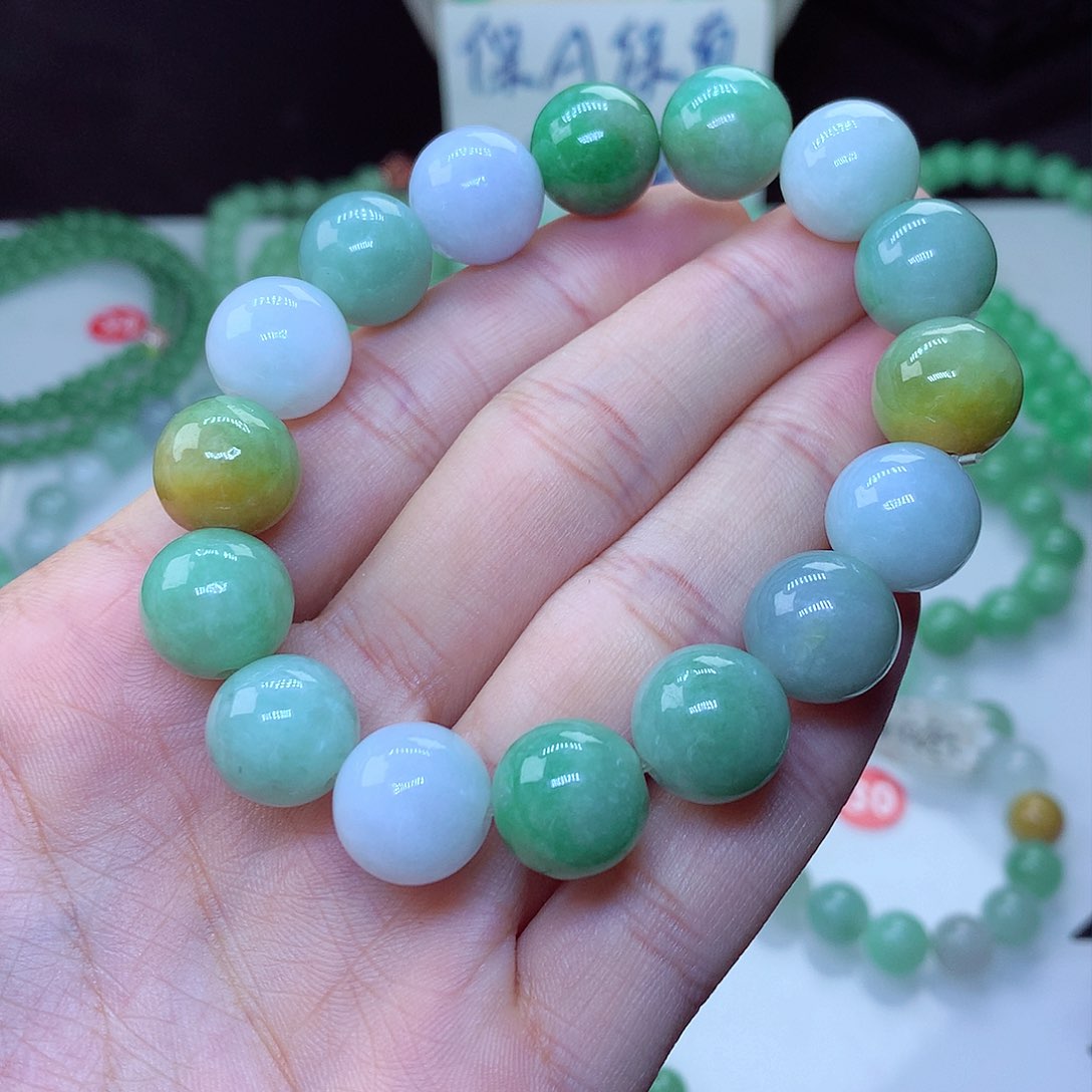 翡翠毛衣链未镶嵌