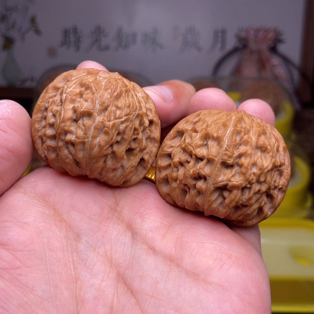 文玩核桃吊坠全品38.5尺磨盘a02