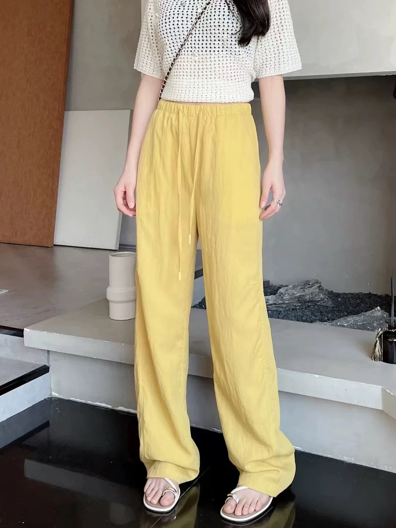 时尚百搭休闲筒裤9577