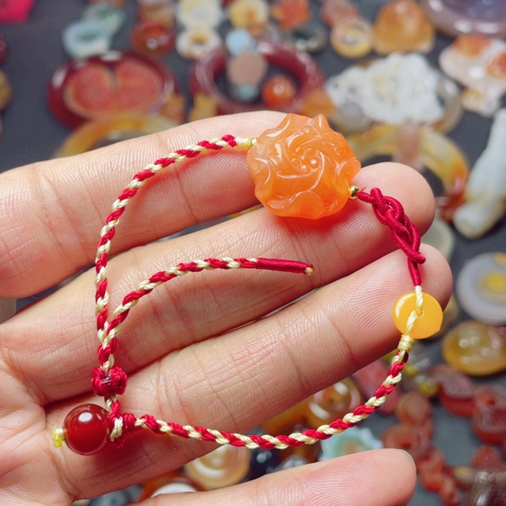 玛瑙/玉髓手链未镶嵌