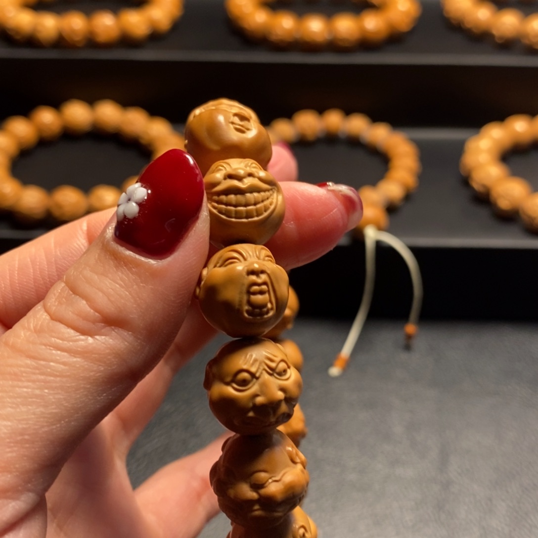 猴头核桃手串百态