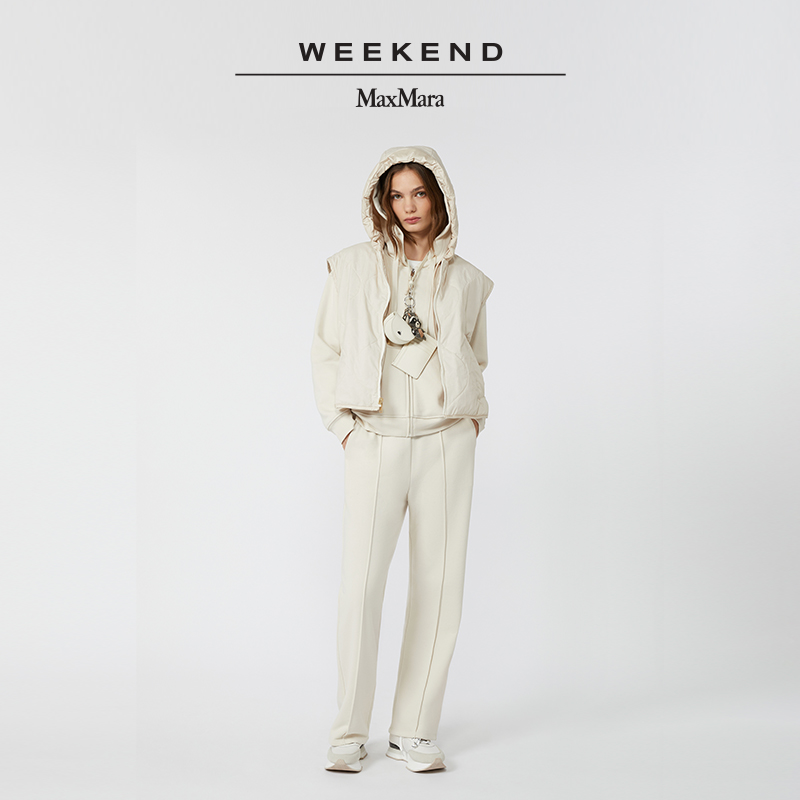Weekend MaxMara 25秋新品女士休闲舒适阔腿长裤5786015106