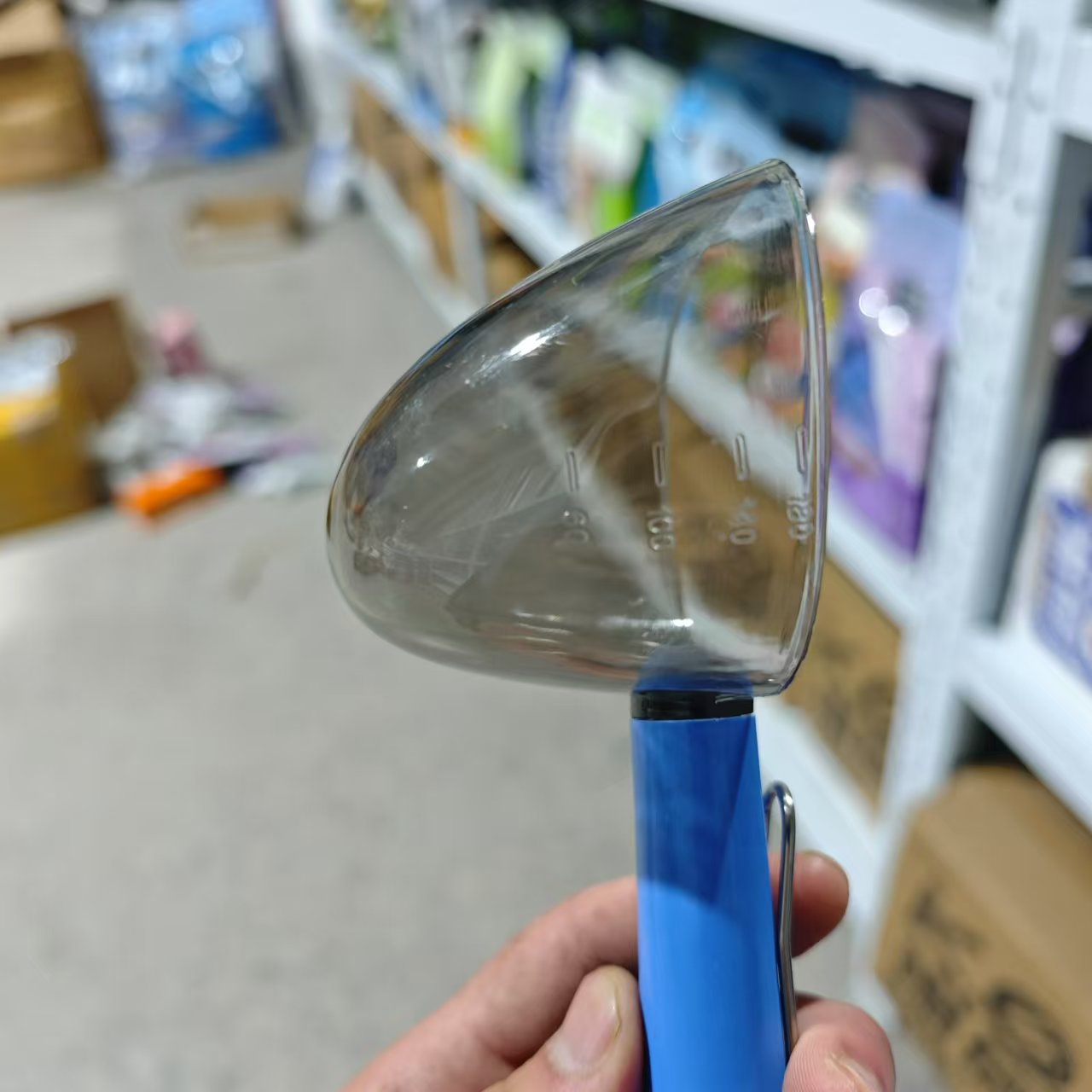 优勤勺多功能挖面粉奶粉米粉勺子家用塑料长柄量猫狗