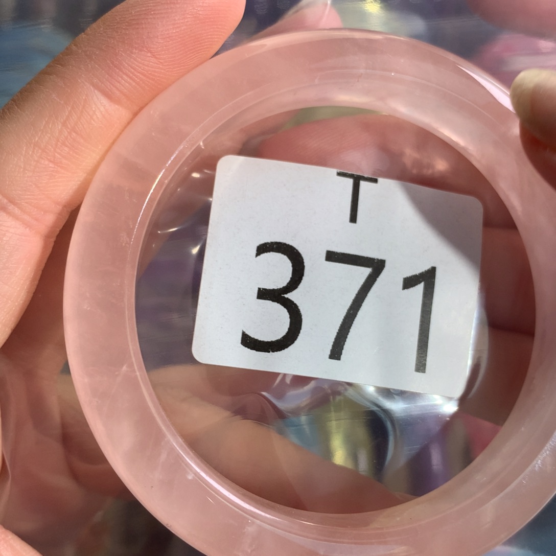 水晶珠宝半成品未镶嵌水晶手镯371-57
