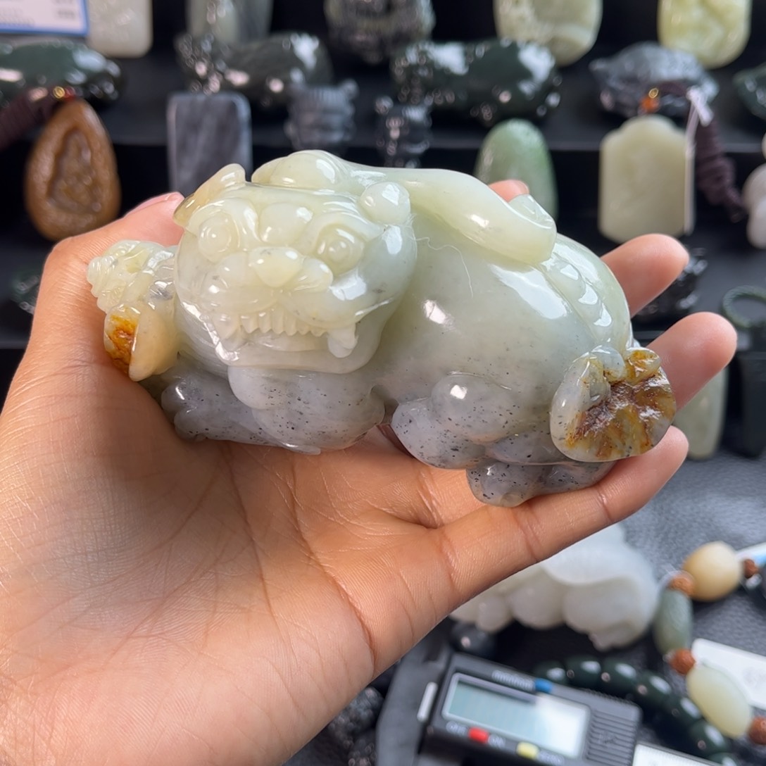 和田玉未镶嵌挂件应*: