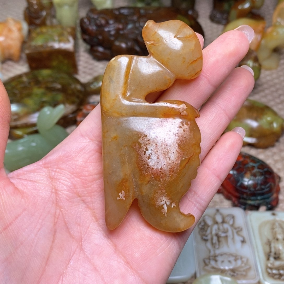 白玉菩提吊坠白玉菩提白玉菩提摆件