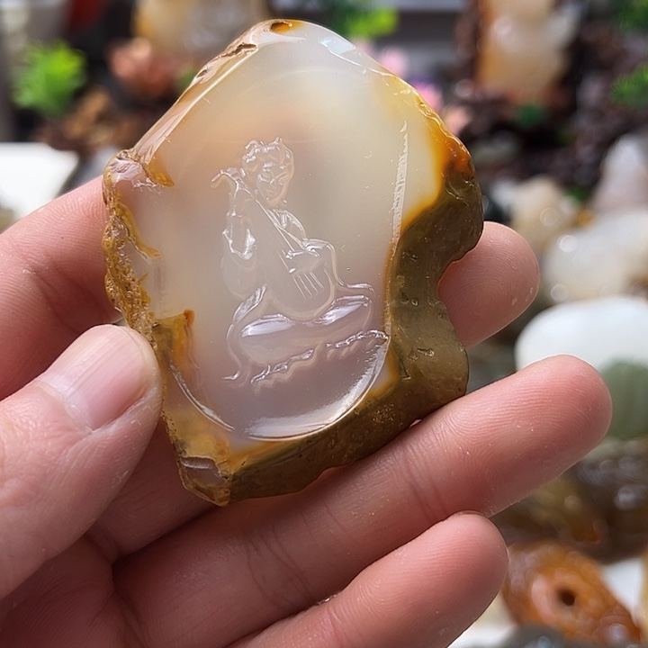 未镶嵌颈饰玛瑙/玉髓
