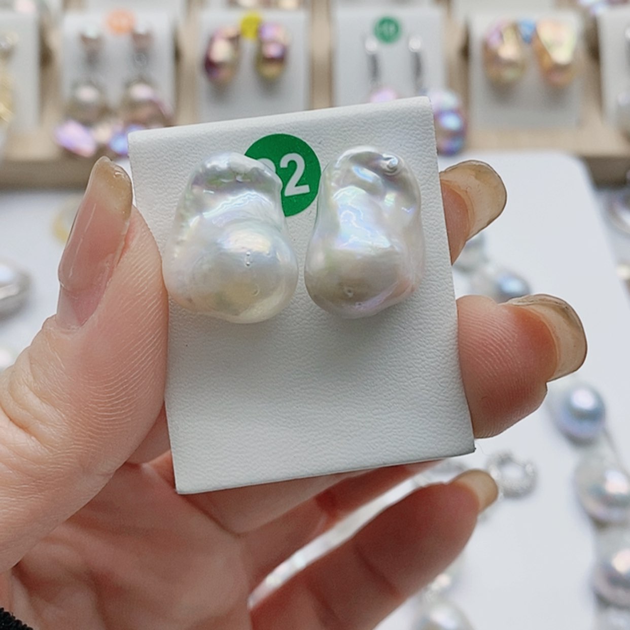 【闪购商品】淡水珍珠银S925镶嵌颈饰