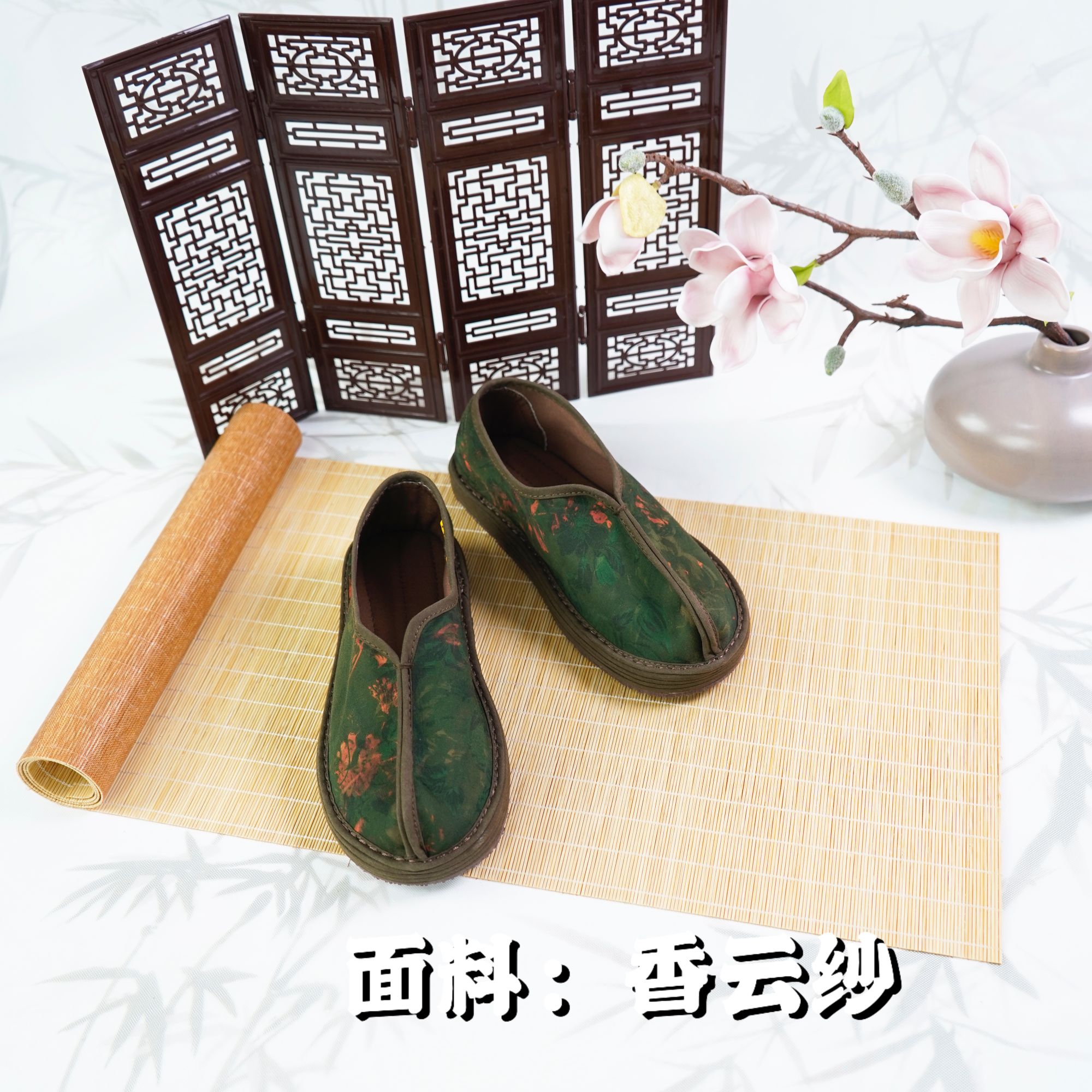秋上新【枫染—两片单鞋】千层底手工布鞋传统中式软底民族风