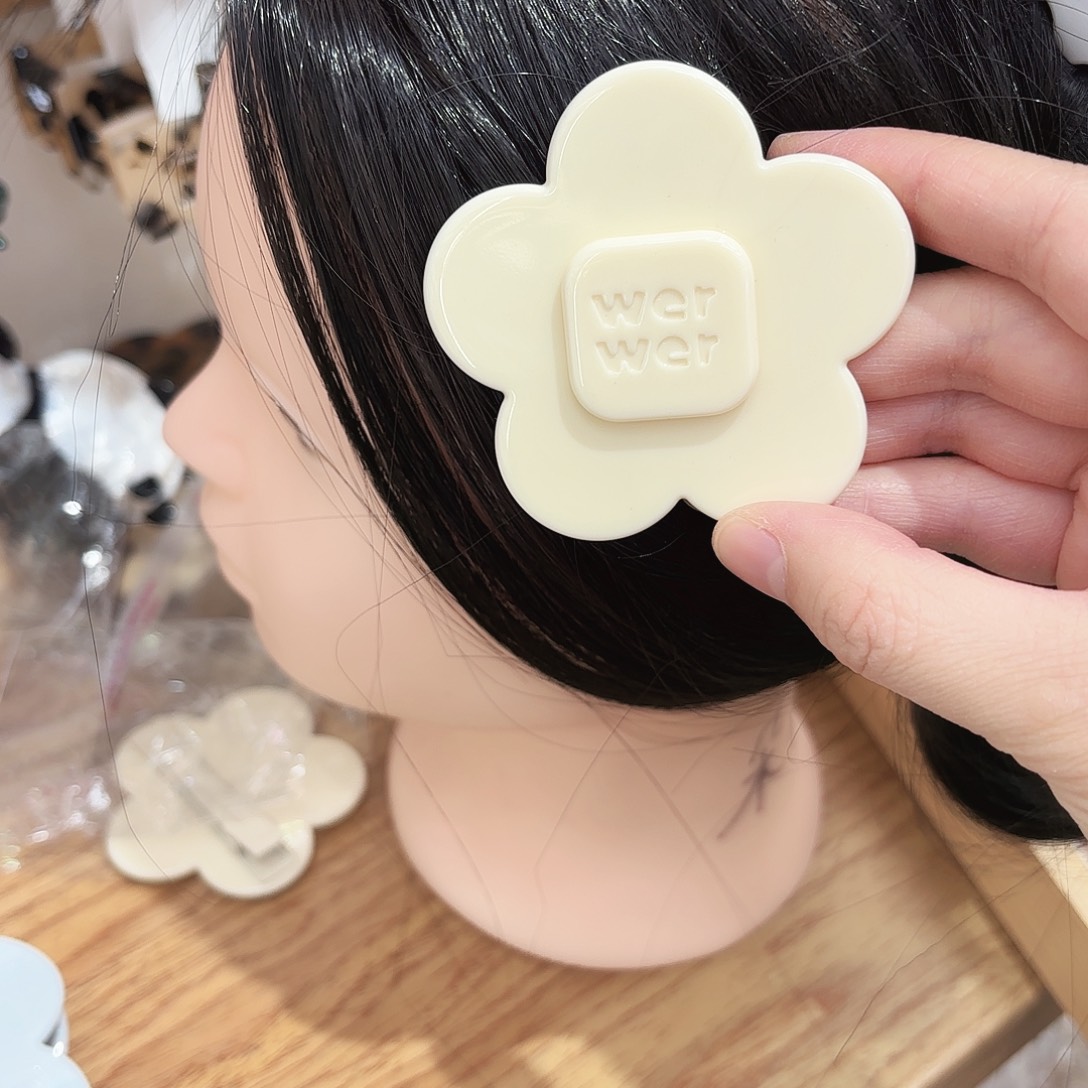 皮质铁合金大号奶黄花朵