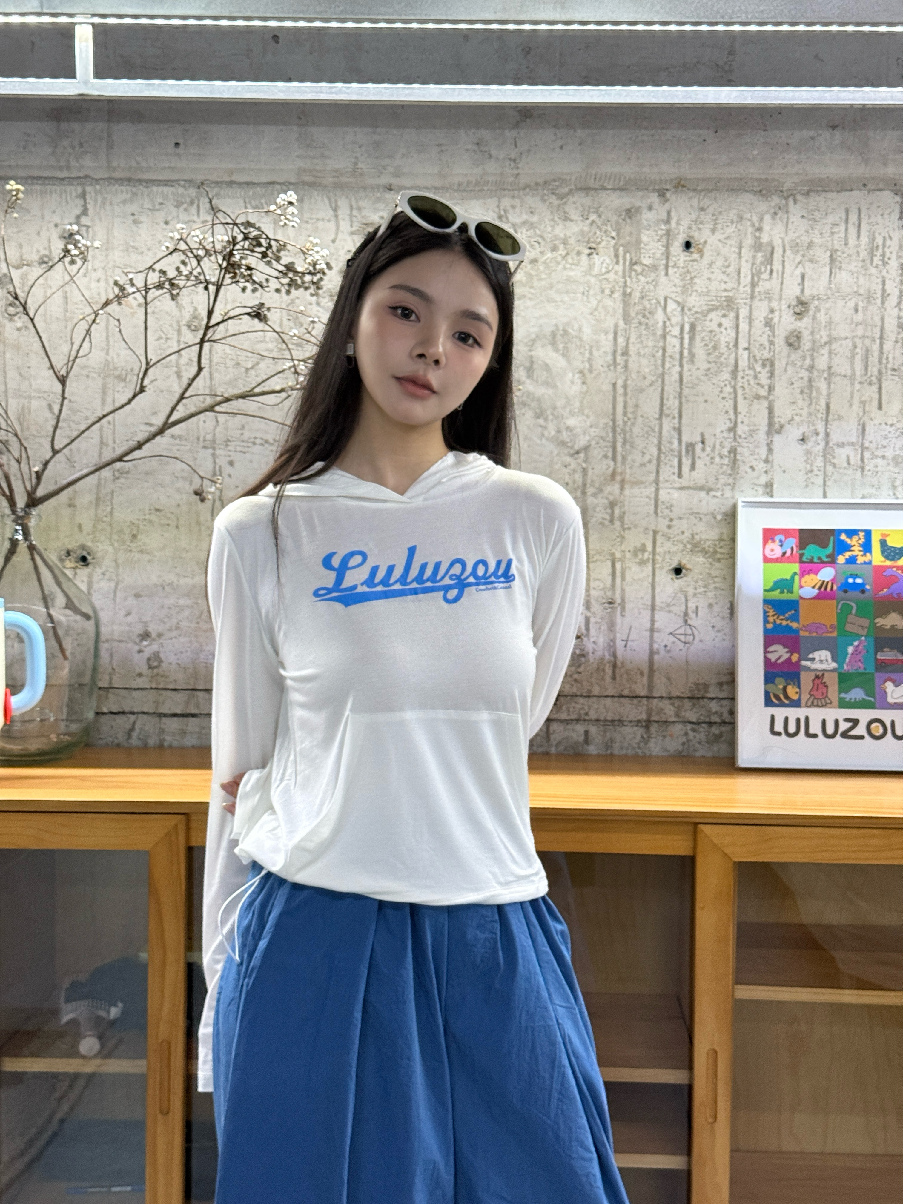 【现货没几件】luluzou户外宽松休闲T恤百搭夏季10654