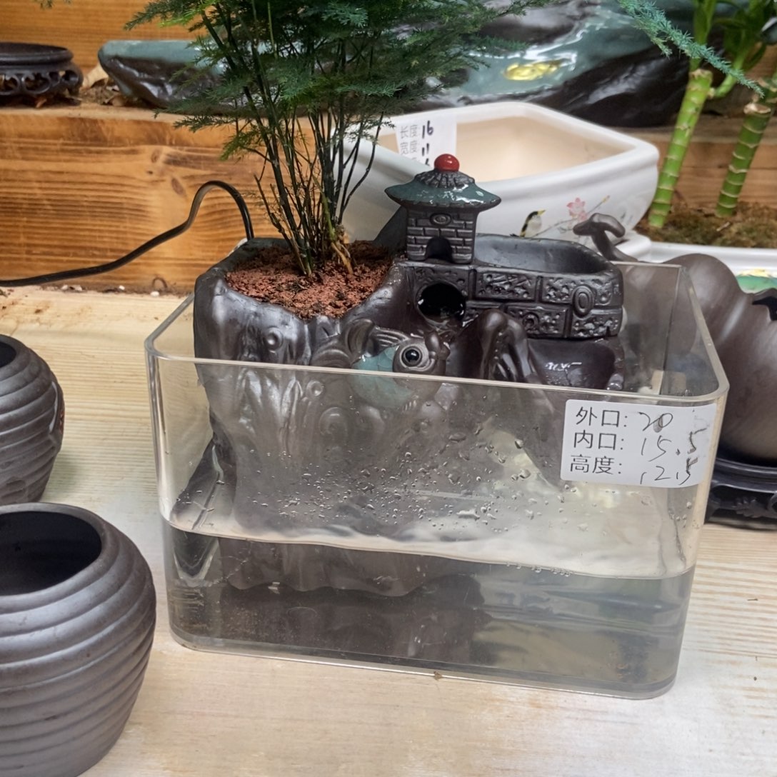 瓷片陶瓷花盆陶瓷艺术