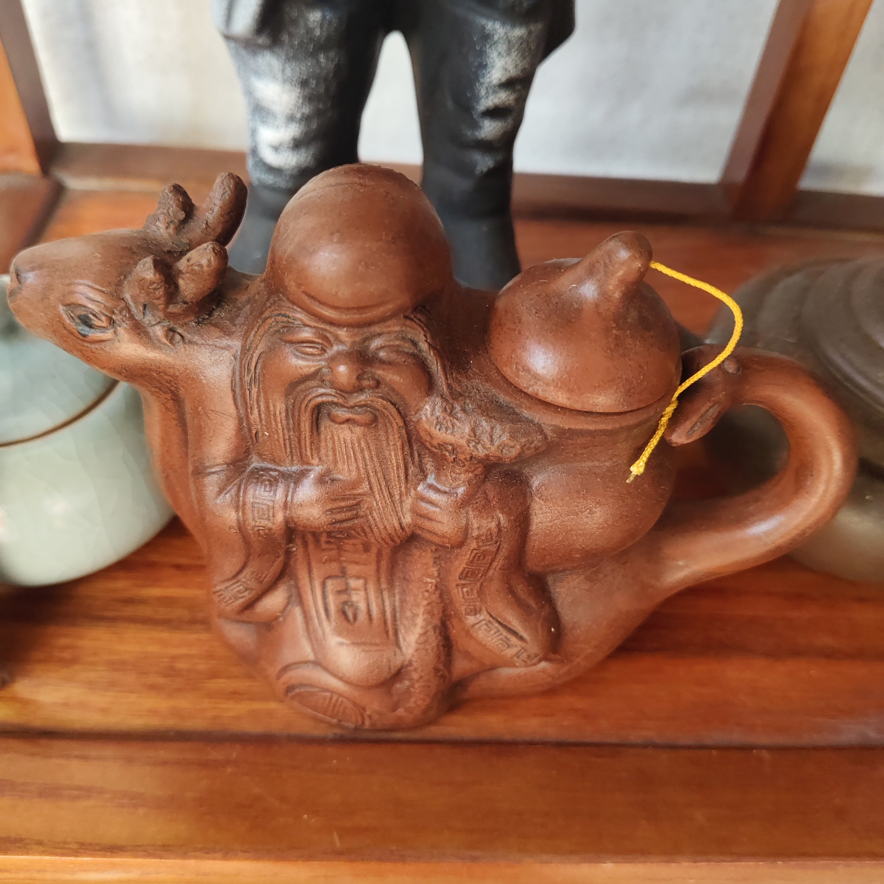 日货回流壶，有底款，文玩东西老的。造型少见。