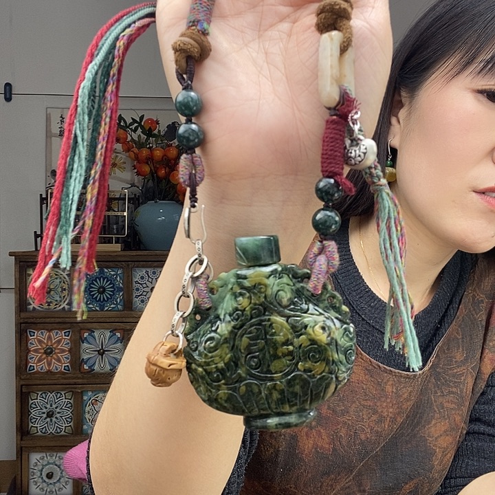 翡翠项链未镶嵌项链