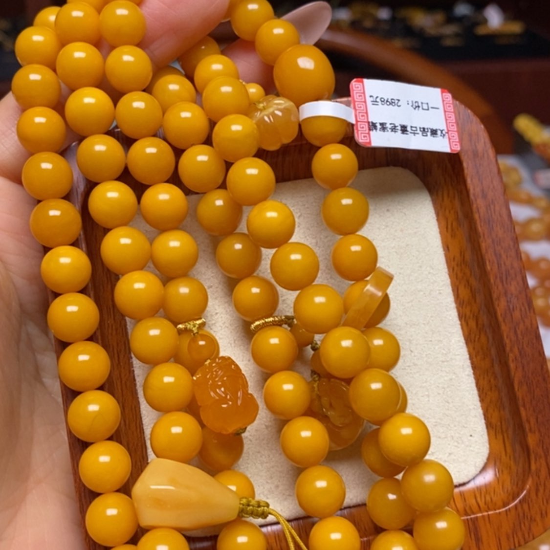 【闪购商品】蜜蜡手链未镶嵌手串