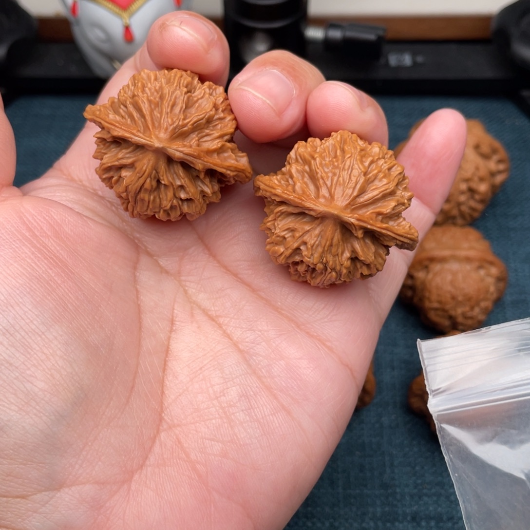 兰***呀文玩核桃把件全品37盘龙纹