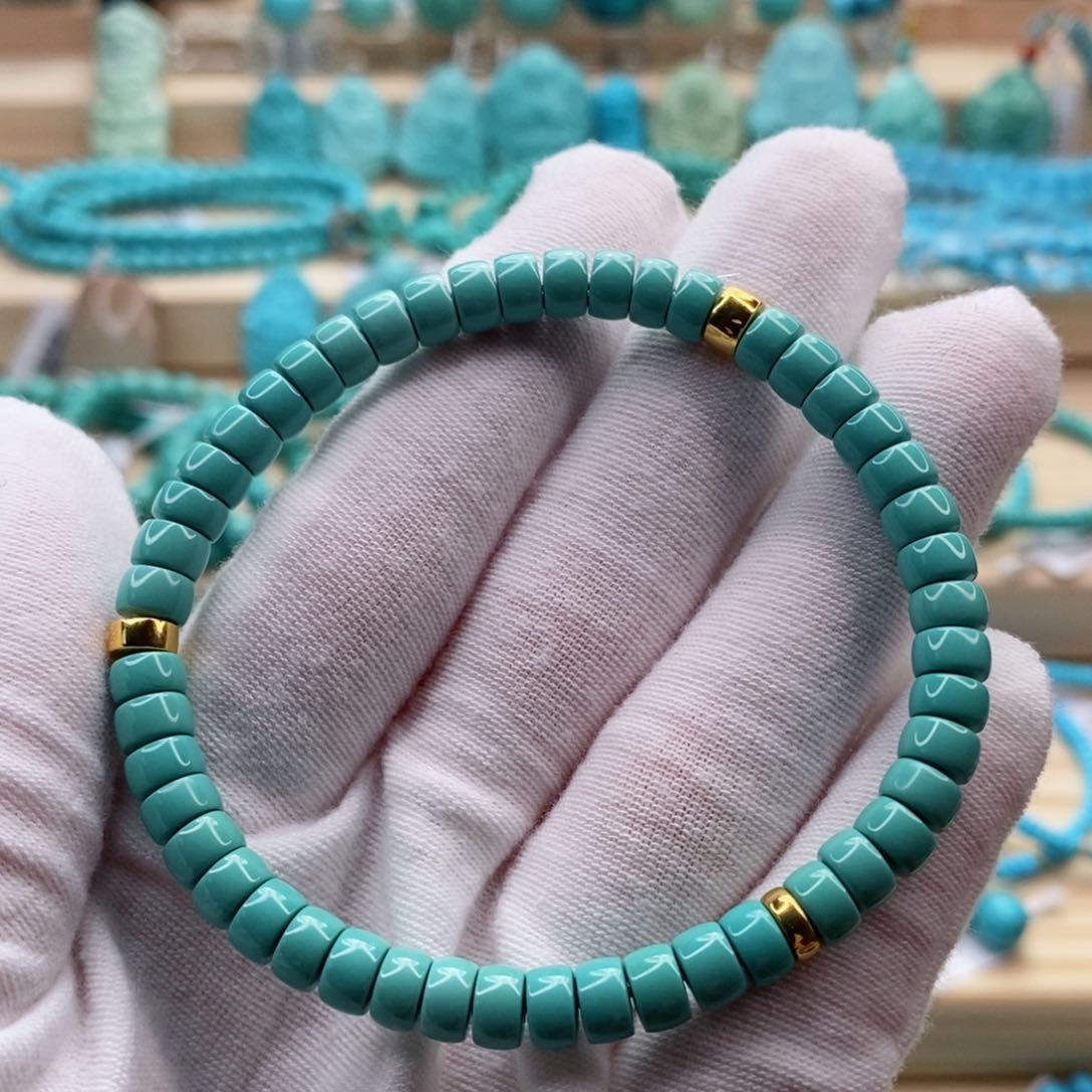 绿松石珠宝奇石未镶嵌