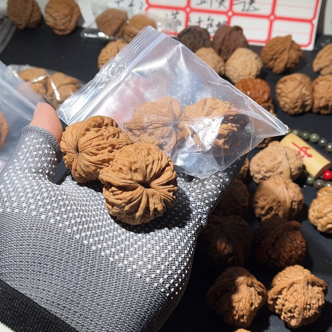 海***丽核桃两队文玩核桃