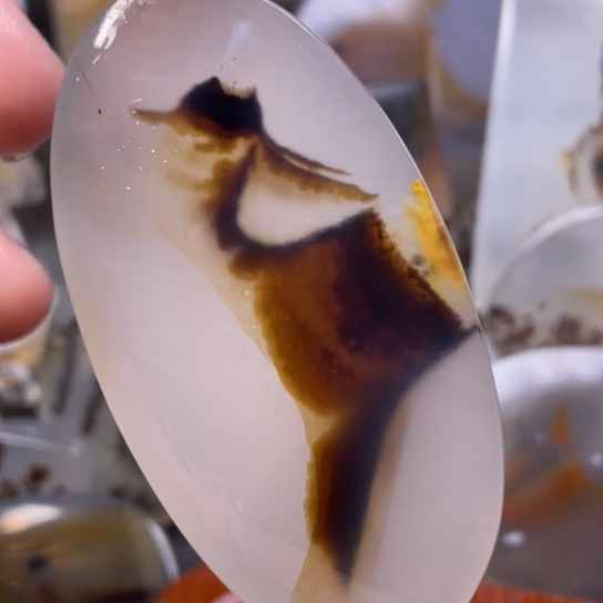 玛瑙/玉髓吊坠(不含链)未镶嵌