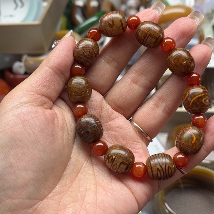 玛瑙/玉髓手链未镶嵌