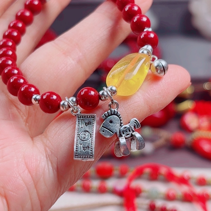 玛瑙/玉髓手链银S925镶嵌