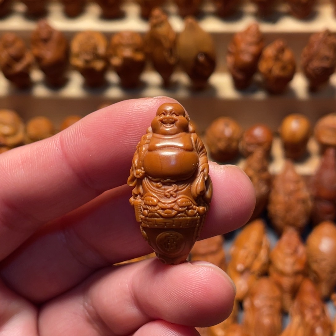 橄榄核手串/手链聚宝盆弥勒