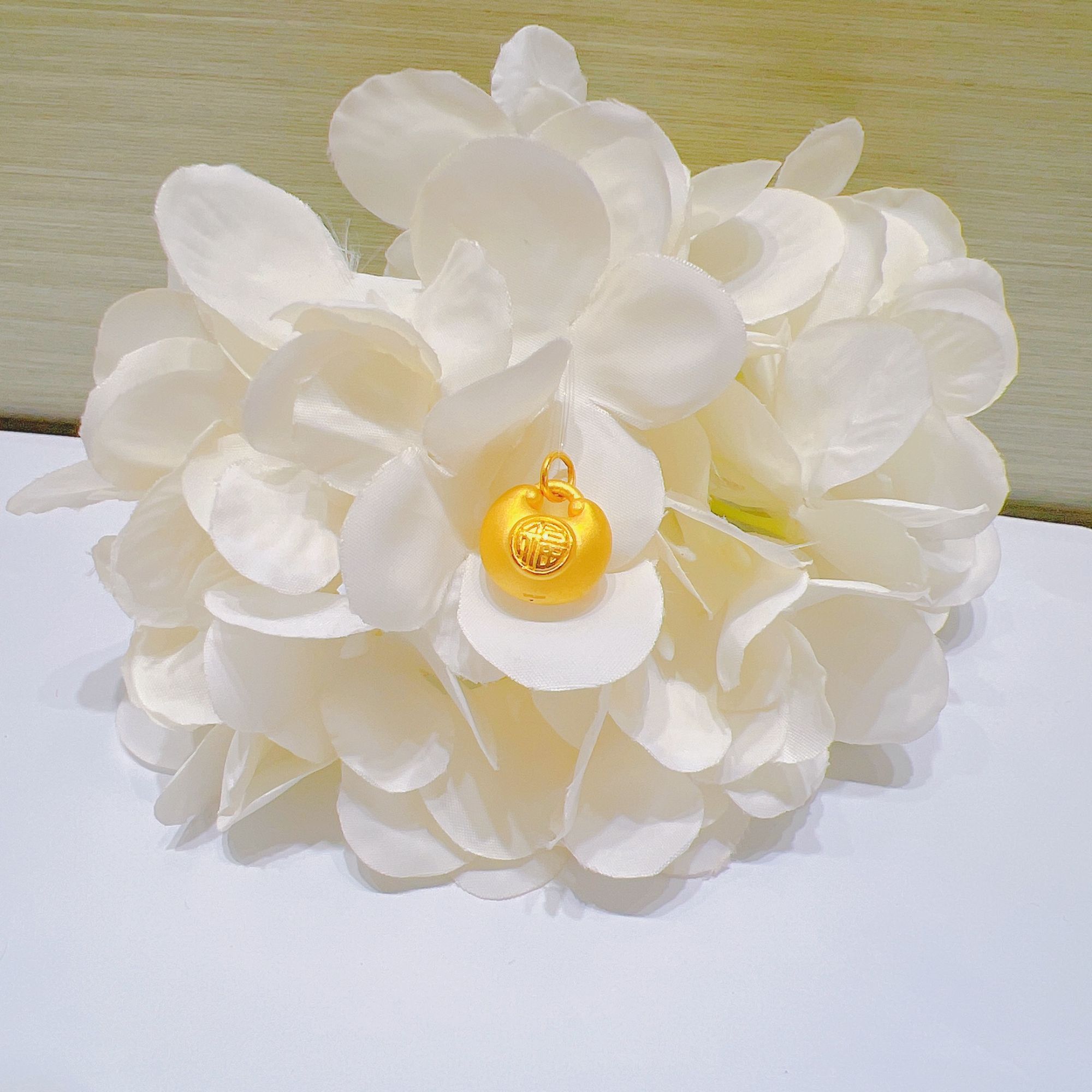 足金小胖福精致百搭适合女性佩戴的时尚首饰1.43